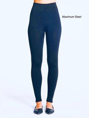 Nylon Blend-The Perfect Fit Legging by DKR & Co.- Maximum Steel